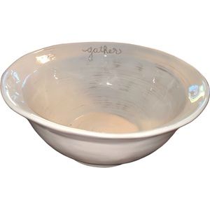 Large Ceramic ‘Gather’ farmhouse style Salad serving bowl